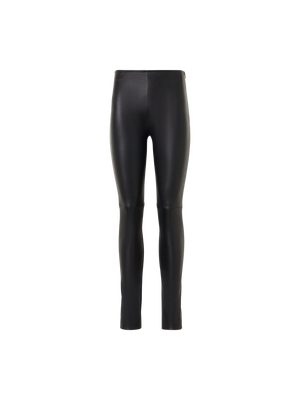 Designer レザー×ジャージー パンツ The Fancy Legging（ファンシー・レギンス） - ブラック