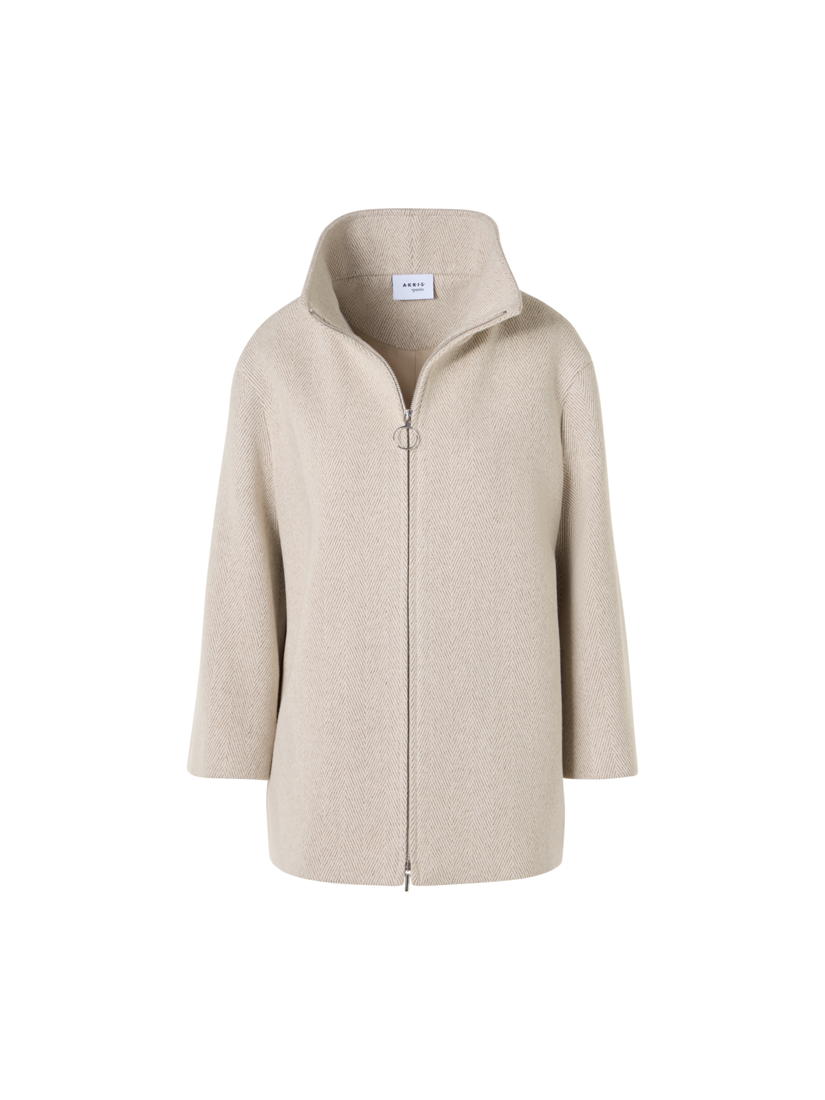 Designer ウールブレンド カーコート - ベージュ