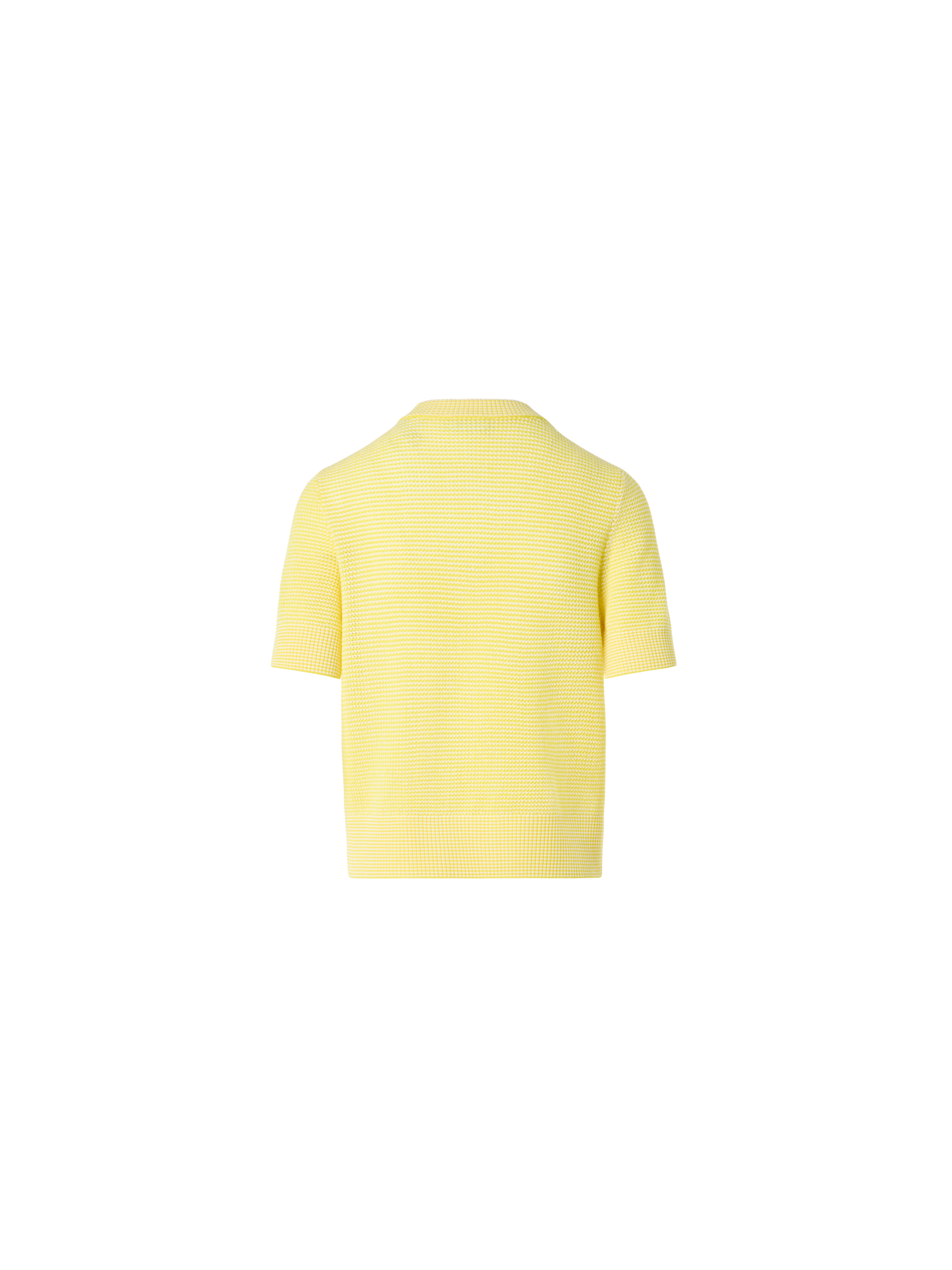 Designer メリノウール ・ニットカーディガン - イエロー