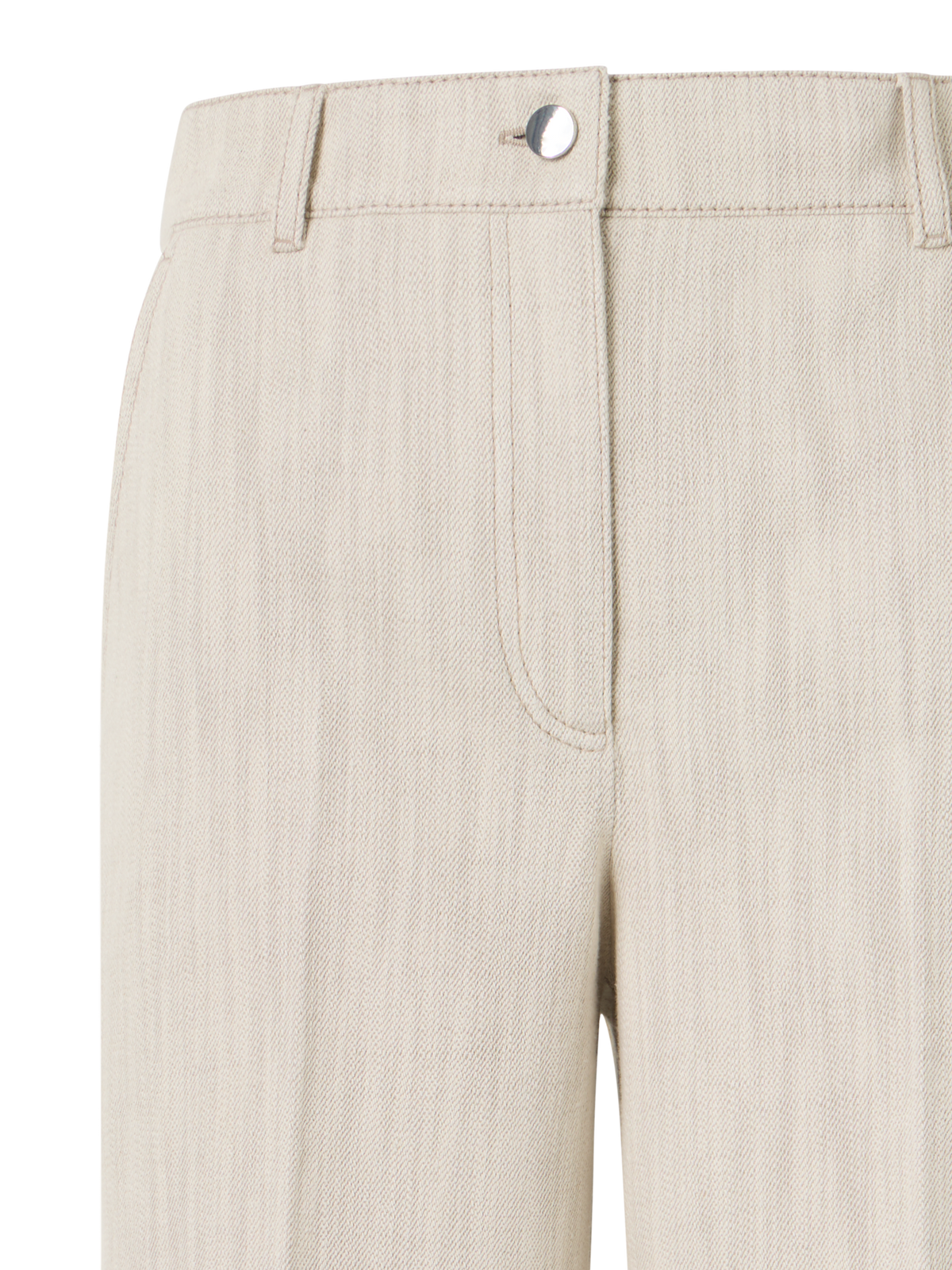 Designer ブラッシュドコットンデニム パンツ The Chiara Pants（キアラ・パンツ） - エクリュ