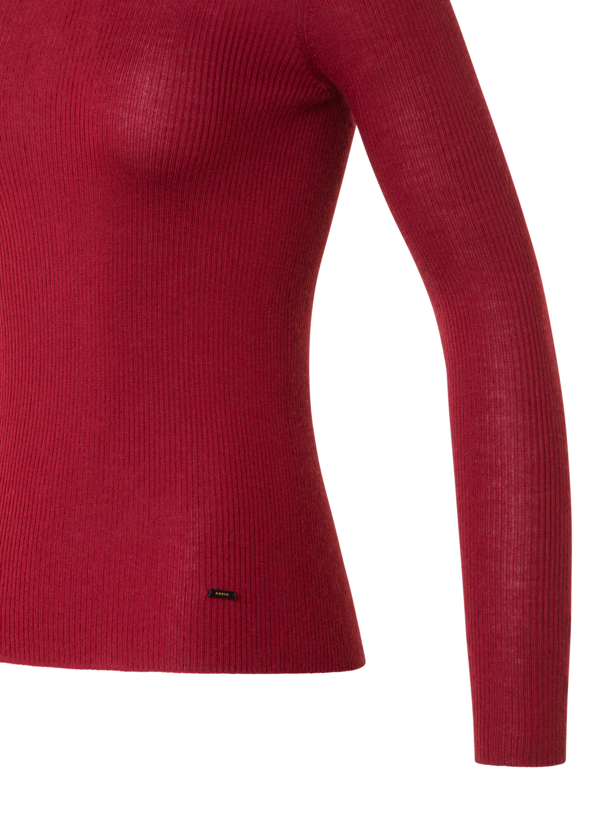 Designer カシミヤシルク ニットプルオーバー - レッド