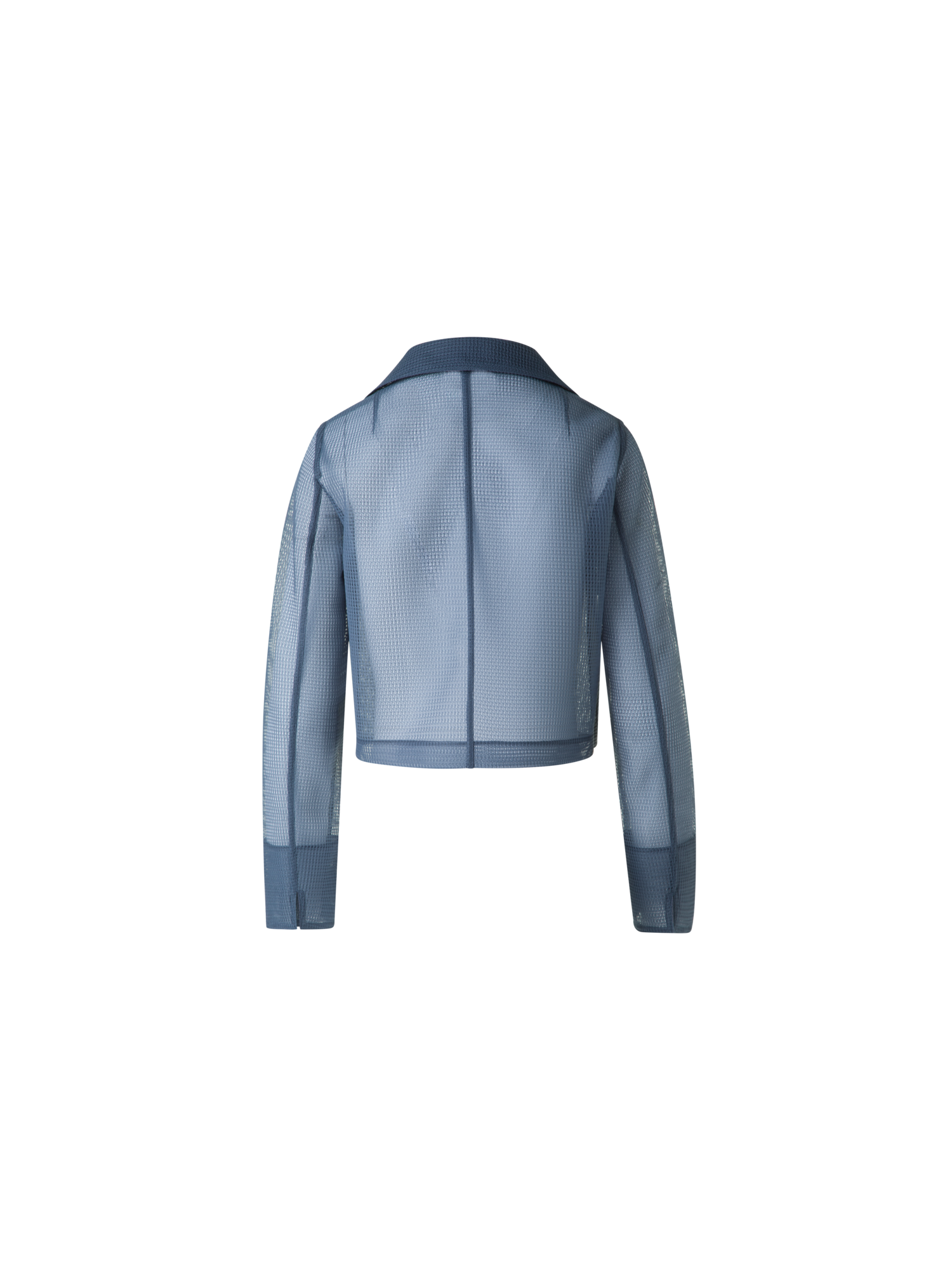 Designer ダブルレイヤー テクノグリッド ・ジャケット - ブルー