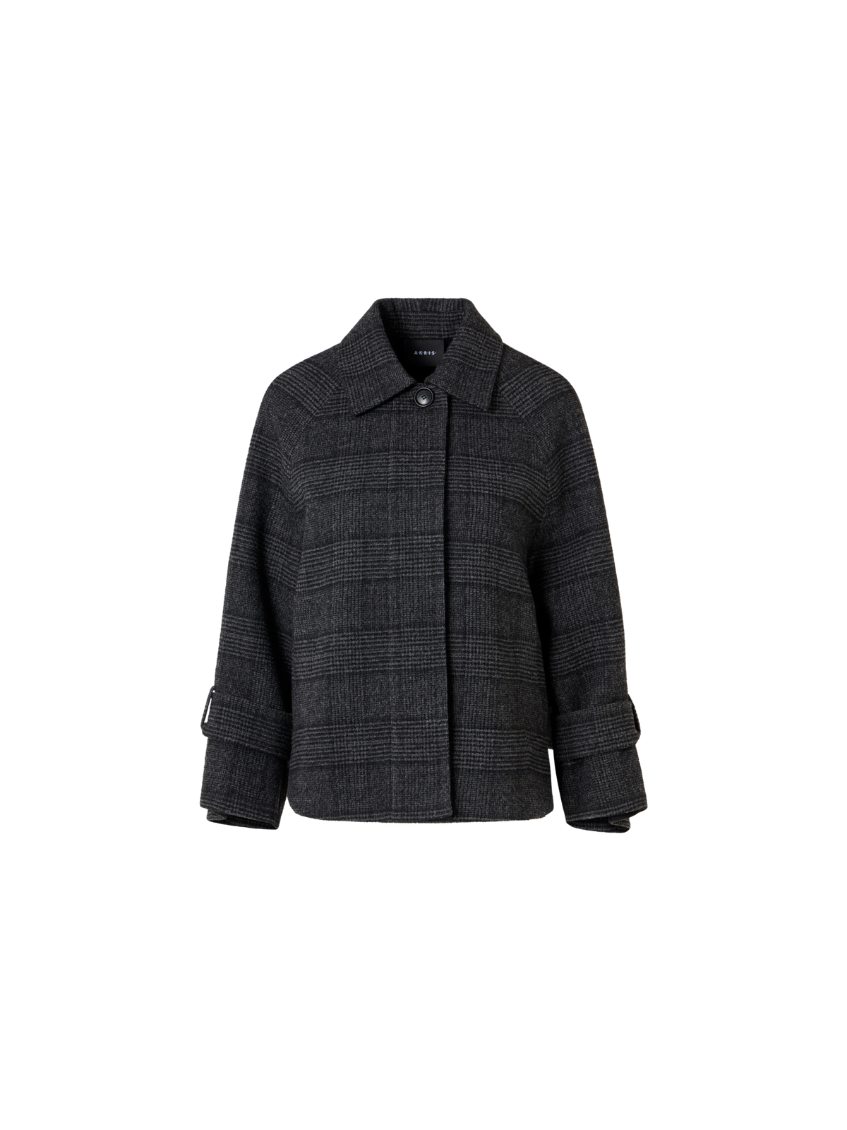 Designer カシミヤダブルフェイス ジャケット The Alisa Jacket（アリサ・ジャケット） - ブラック - グレー