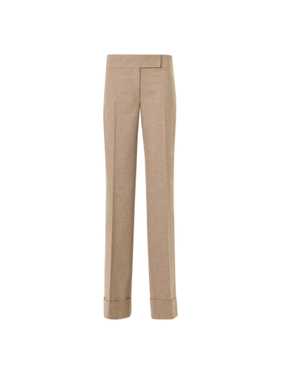 Designer パステルウールフランネル パンツ The Milly Pants（ミリー・パンツ） - ベージュ