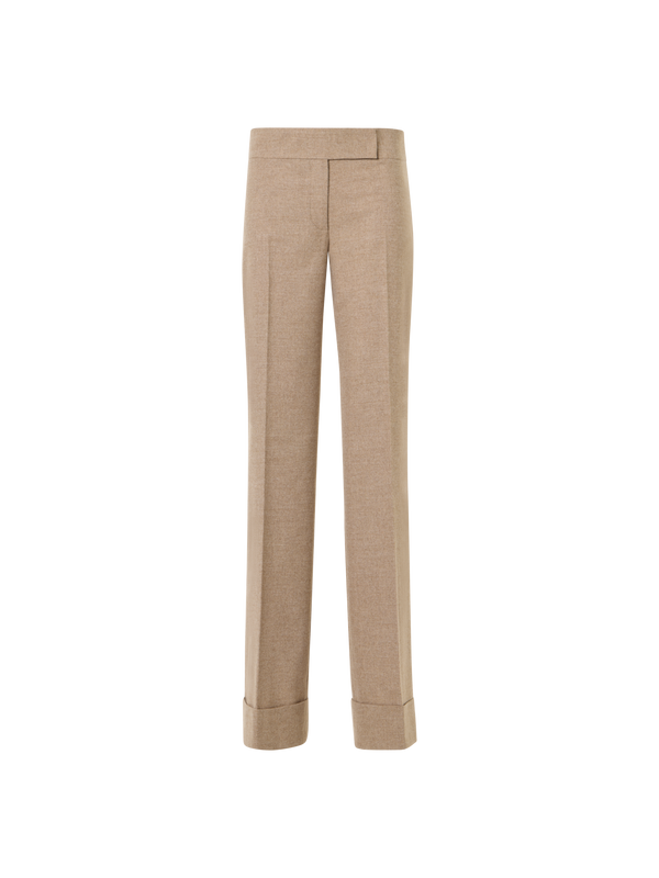 Designer パステルウールフランネル パンツ The Milly Pants（ミリー・パンツ） - ベージュ