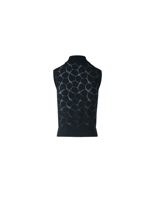 Designer ウールシルク ・ニットトップ