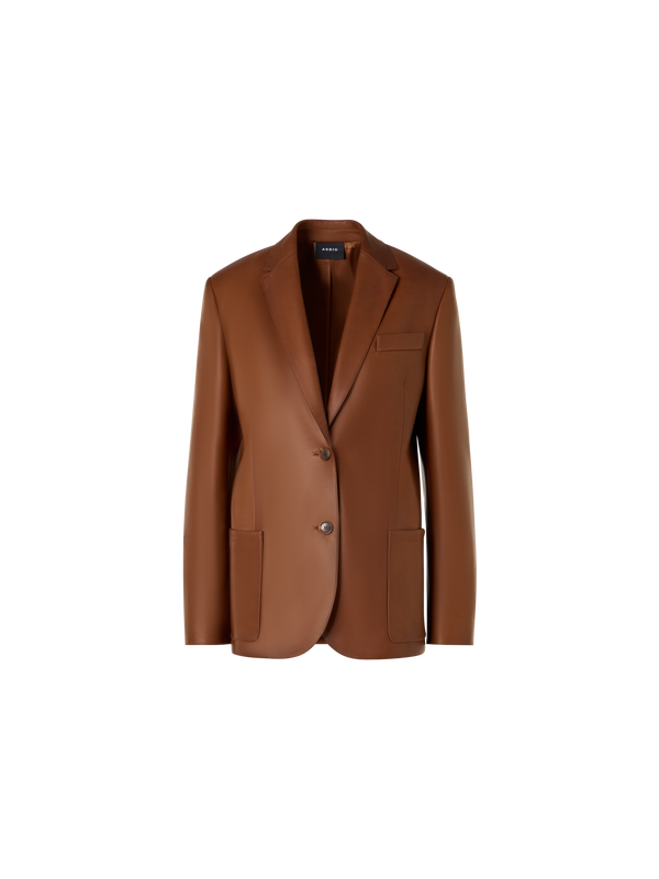 Designer ラムナッパレザー ジャケット The Kora Jacket（コーラ・ジャケット） - ブラウン