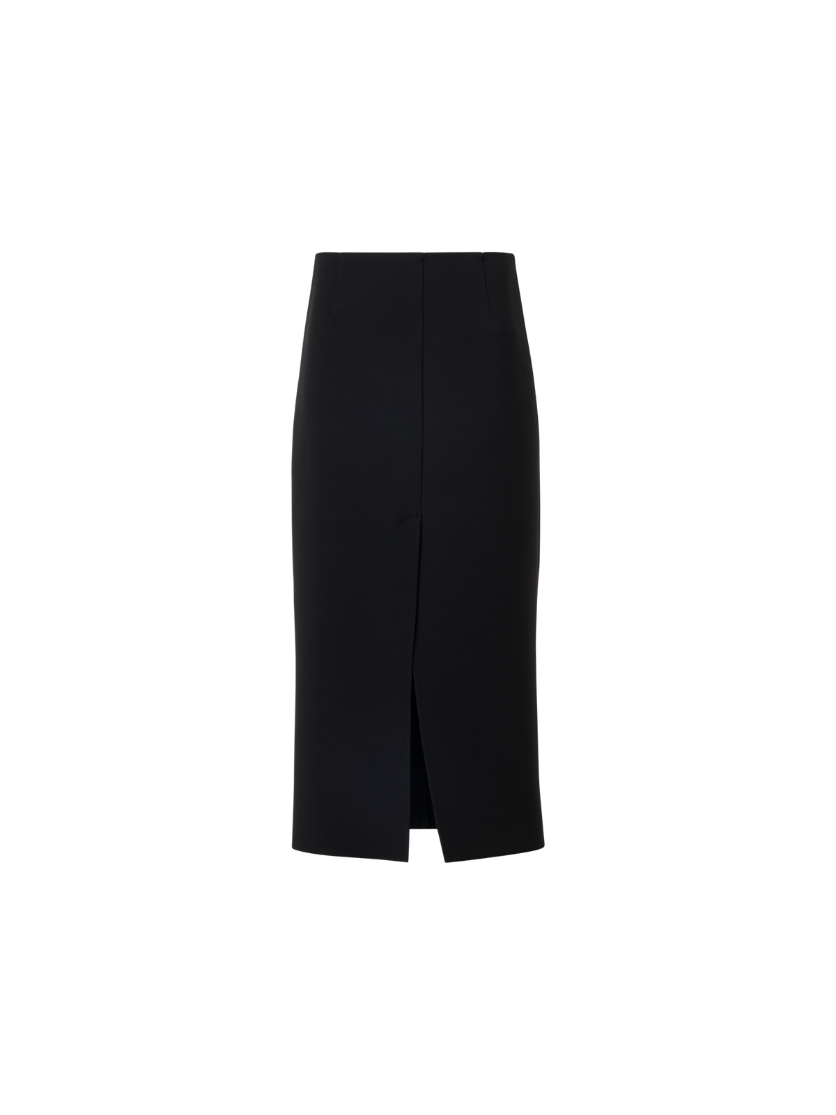 Designer ウールダブルフェイス スカート - ブラック