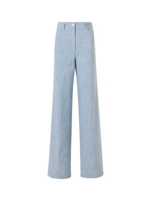 Designer ブラッシュドコットンデニム パンツ The Cooper Pants（クーパー・パンツ） - ブルー