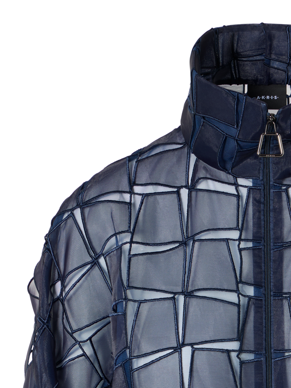 Designer オーガンザトラペゾイドエンブロイダリー・ジャケット