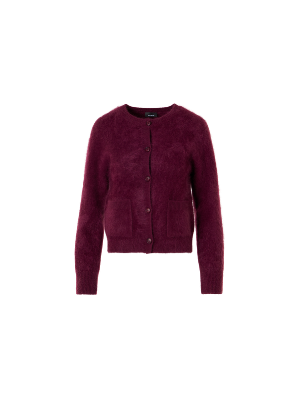 Designer クラウドカシミヤ ニットカーディガン - レッド