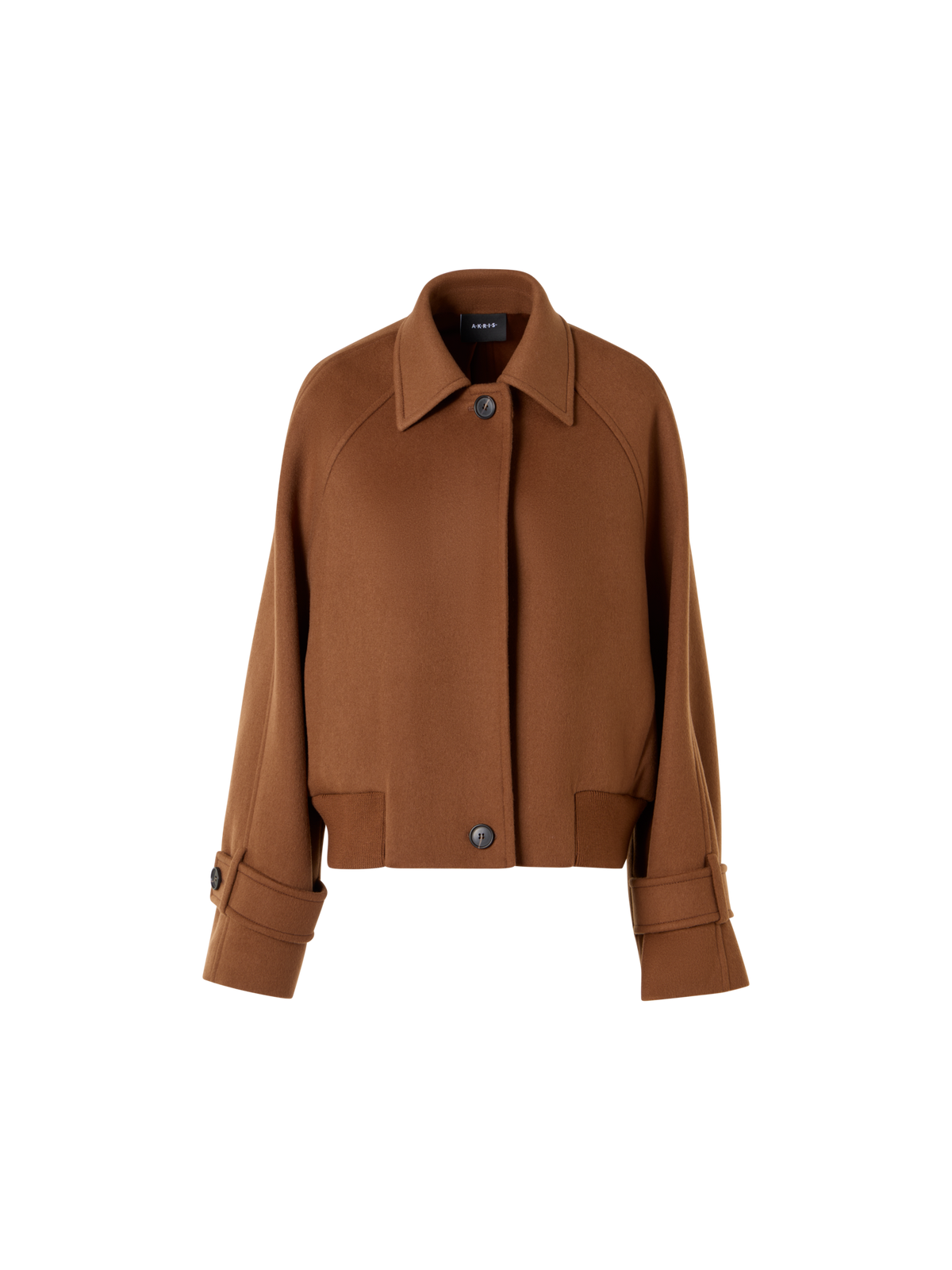 Designer カシミヤダブルフェイス ボンバージャケット The Kallisto Bomber（カリスト・ボンバー） - ブラウン