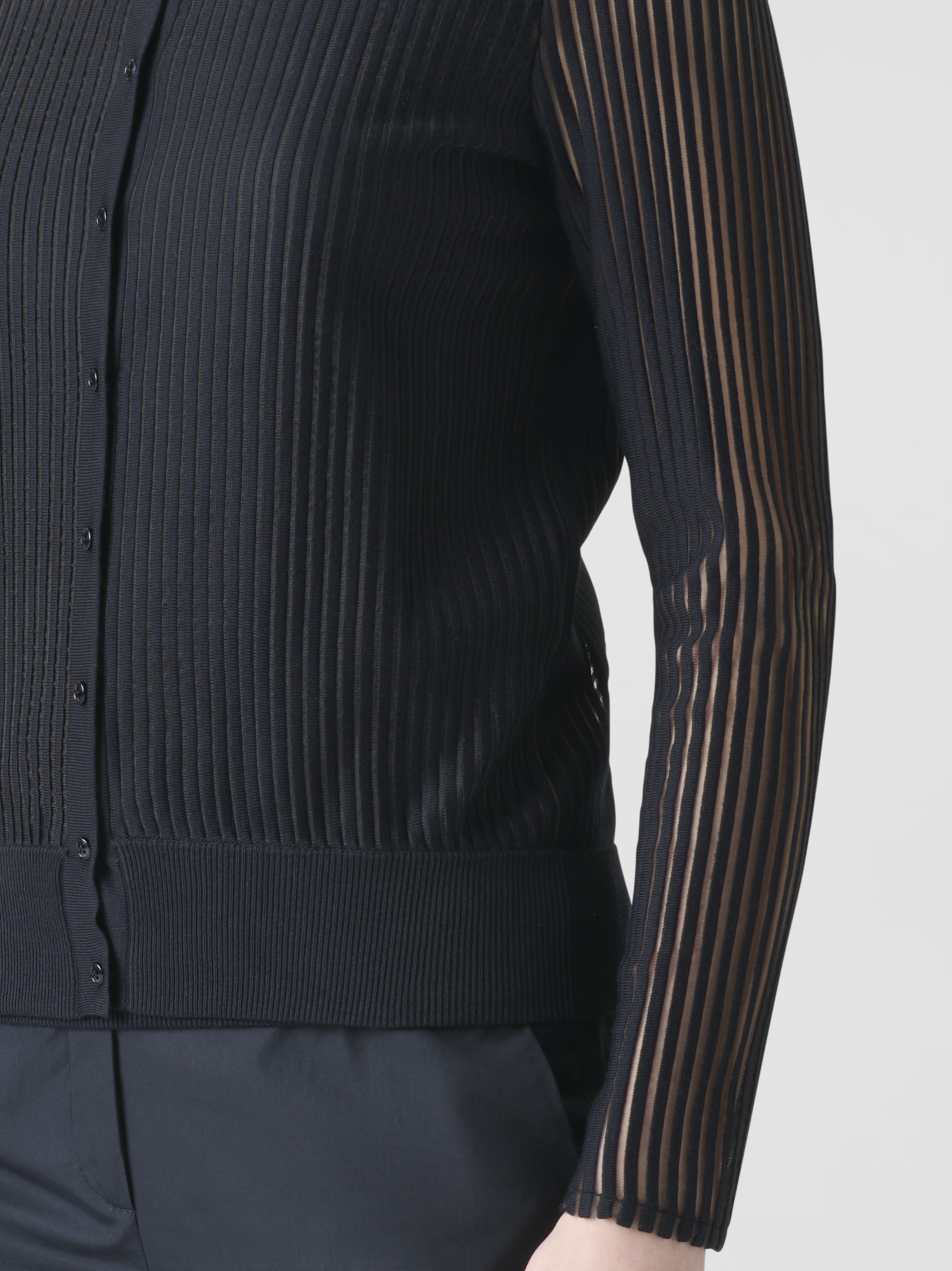 Designer シルクコットン ・ニットカーディガン 