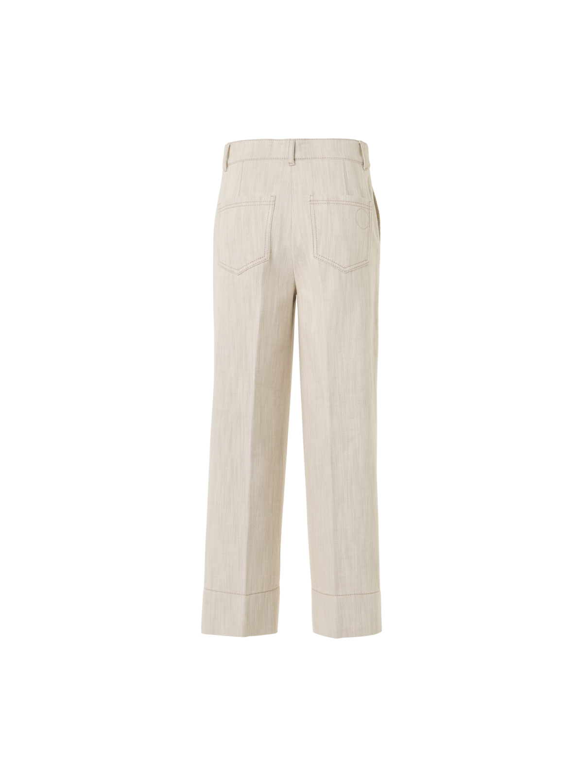 Designer ブラッシュドコットンデニム パンツ The Chiara Pants（キアラ・パンツ） - エクリュ