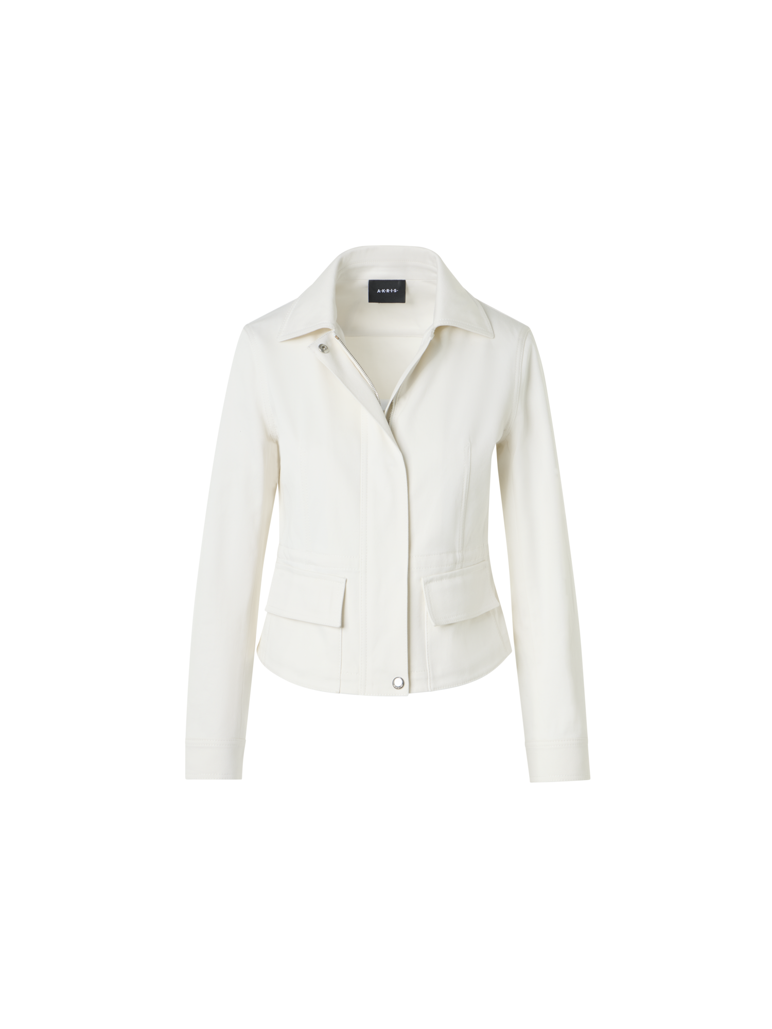 Designer コットンストレッチデニム ・ジャケット - エクリュ