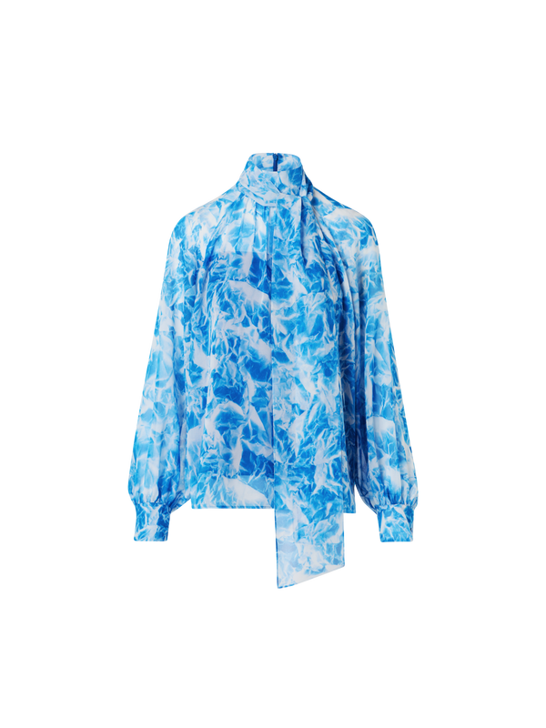 Designer シルクジョーゼット ・ブラウス