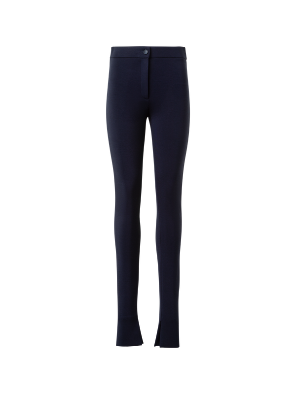 Designer ビスコースジャージ ・パンツ - ネイビー - ブルー