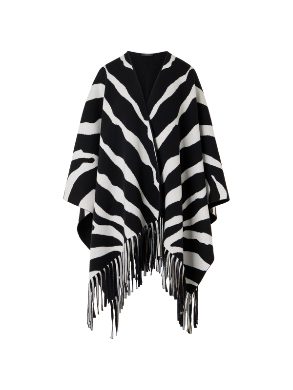 Designer カシミアダブルフェイス ・ニットカーディガン