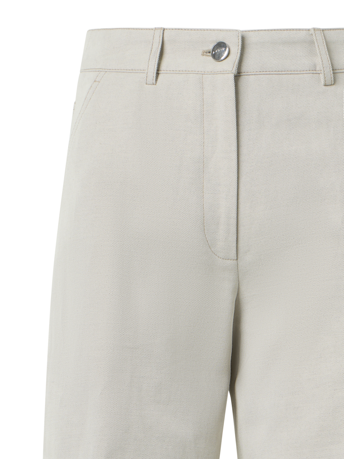 Designer コットンリネンギャバジン ・パンツ