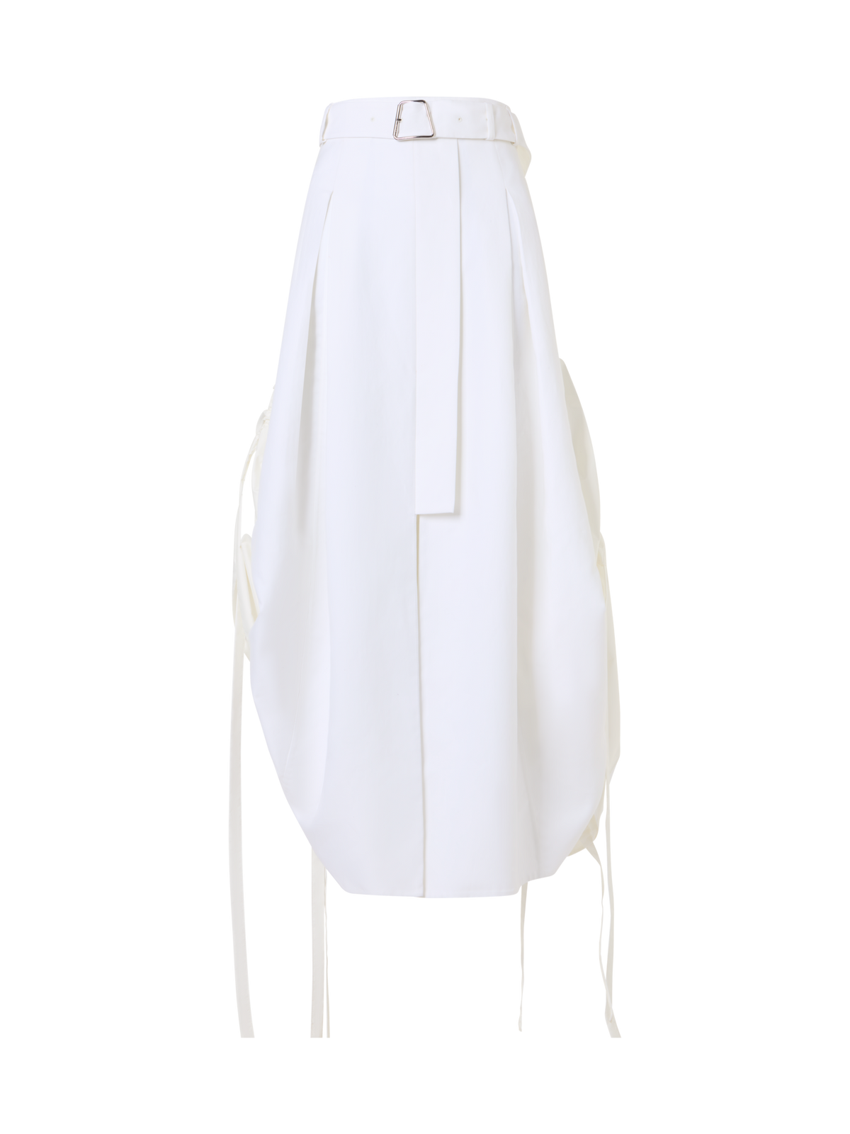 Designer コットンダブルフェイス ・スカート - エクリュ
