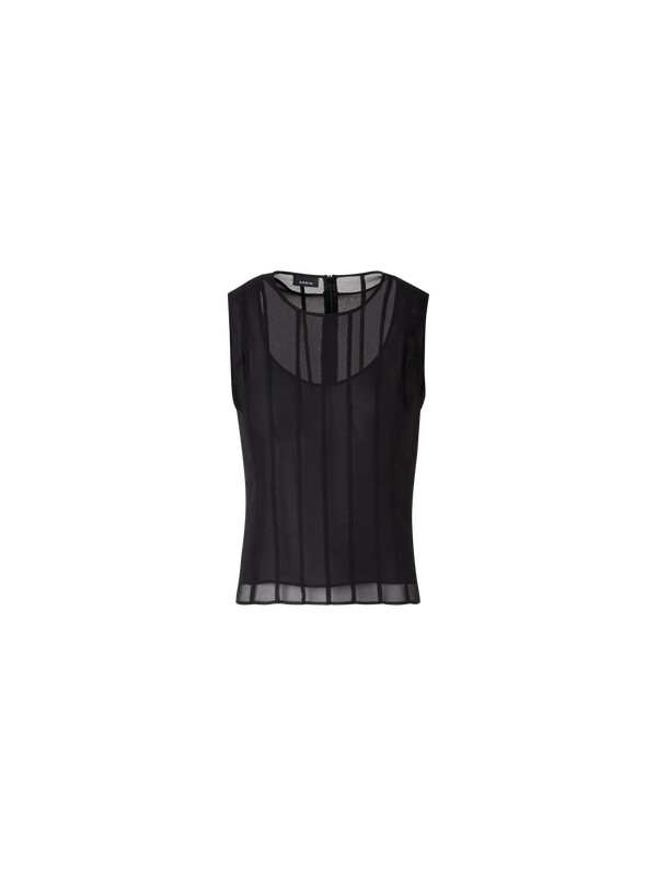 Designer パナマシルクオーガンザ ・ブラウス