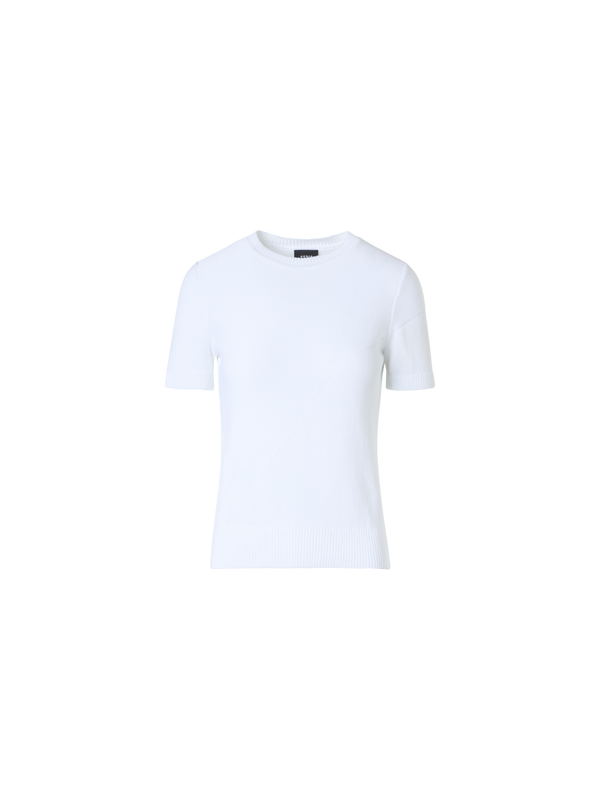 Designer コットン ・ニットプルオーバー - エクリュ