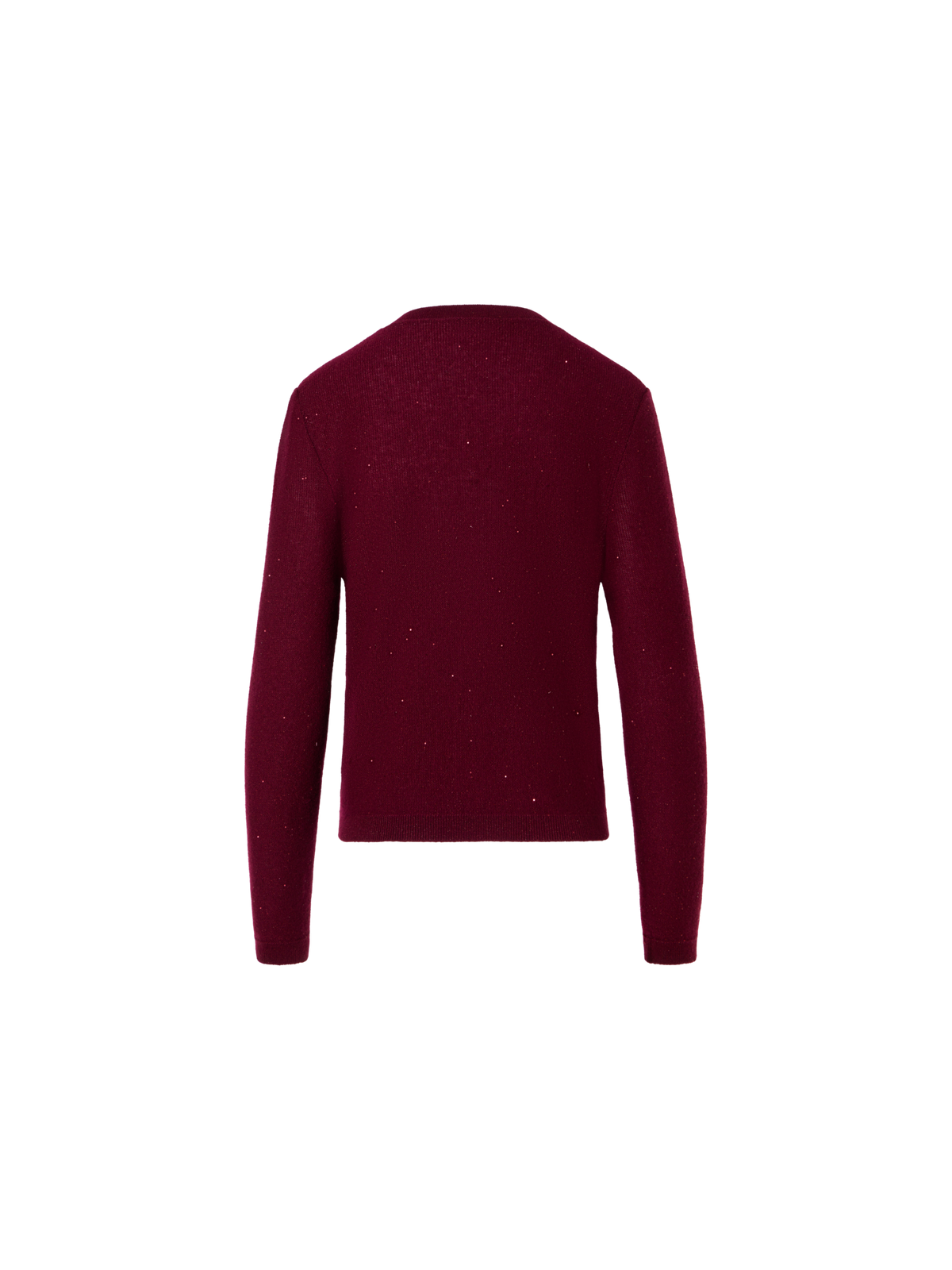 Designer カシミヤラメ ニットカーディガン - レッド