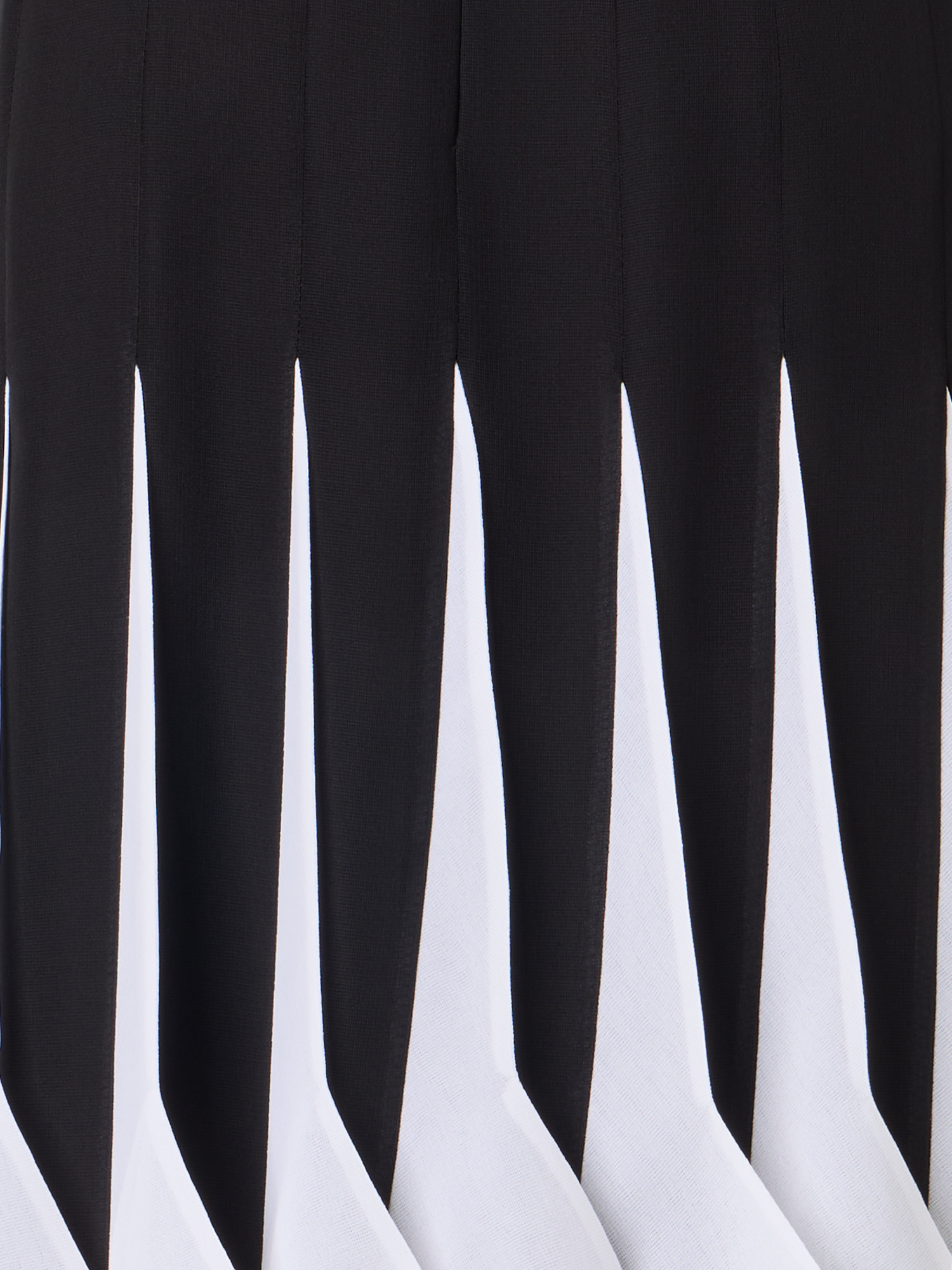 Designer パナマシルクオーガンザ ・スカート - ブラック