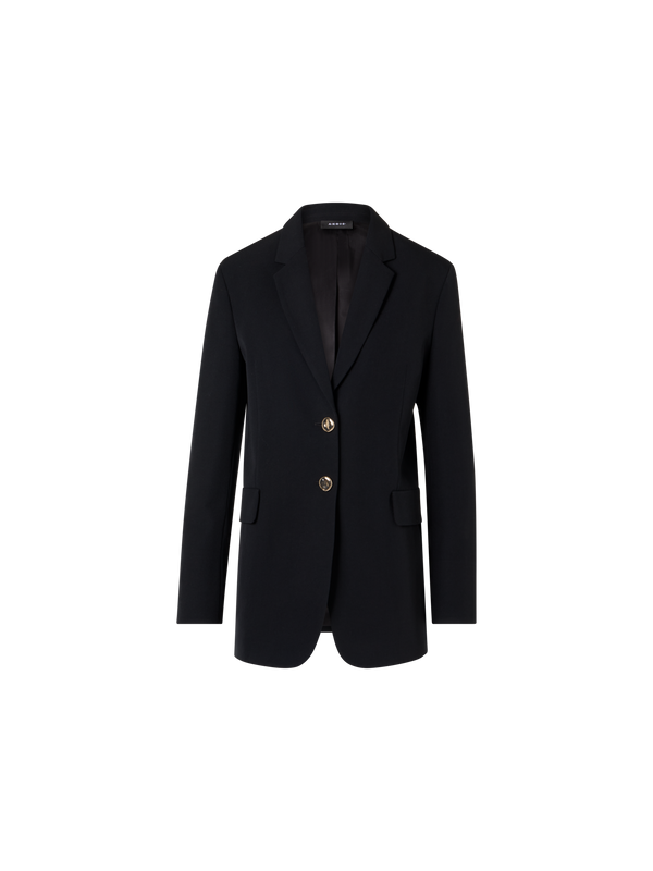 Designer ウールギャバジン ジャケット The Kiyo Jacket（キヨ・ジャケット） - ブラック