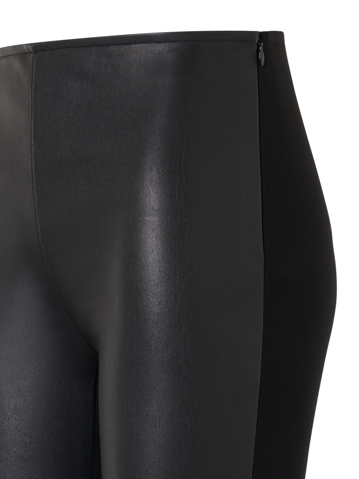 Designer レザー×ジャージー パンツ The Fancy Legging（ファンシー・レギンス） - ブラック