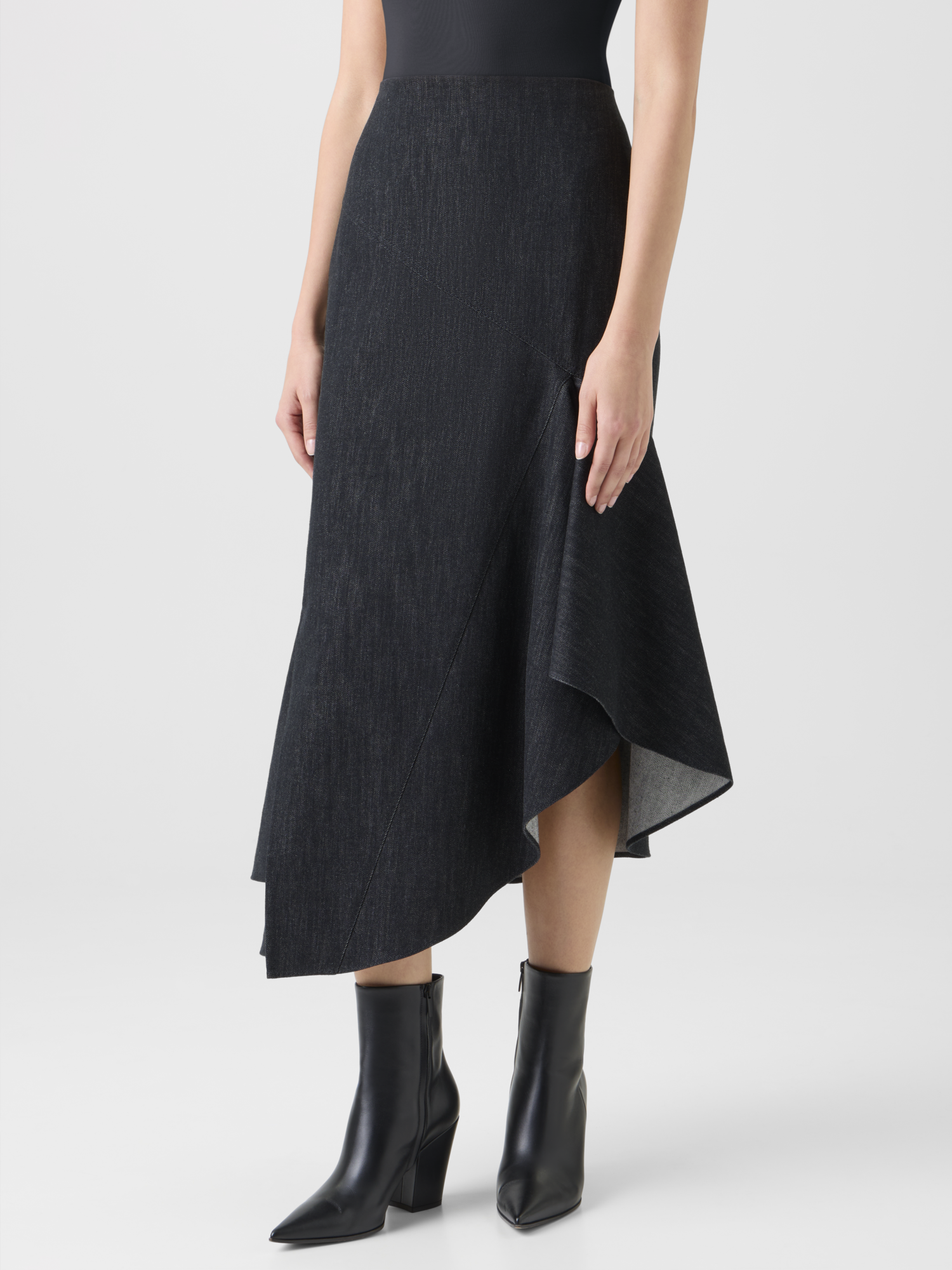 Designer コットンデニム ・スカート 