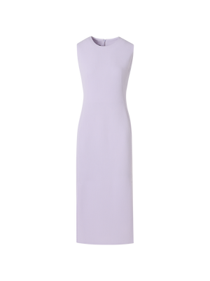 Designer ウールクレープダブルフェイス ・ドレス
