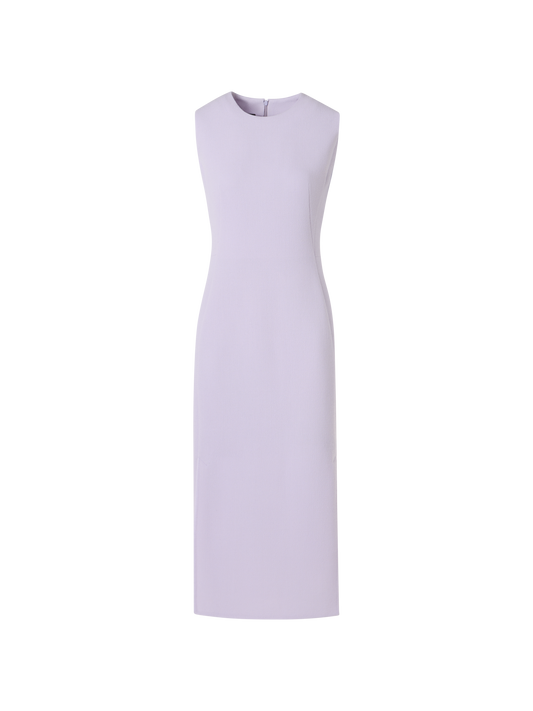 Designer ウールクレープダブルフェイス ・ドレス