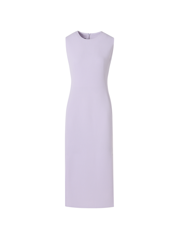 Designer ウールクレープダブルフェイス ・ドレス