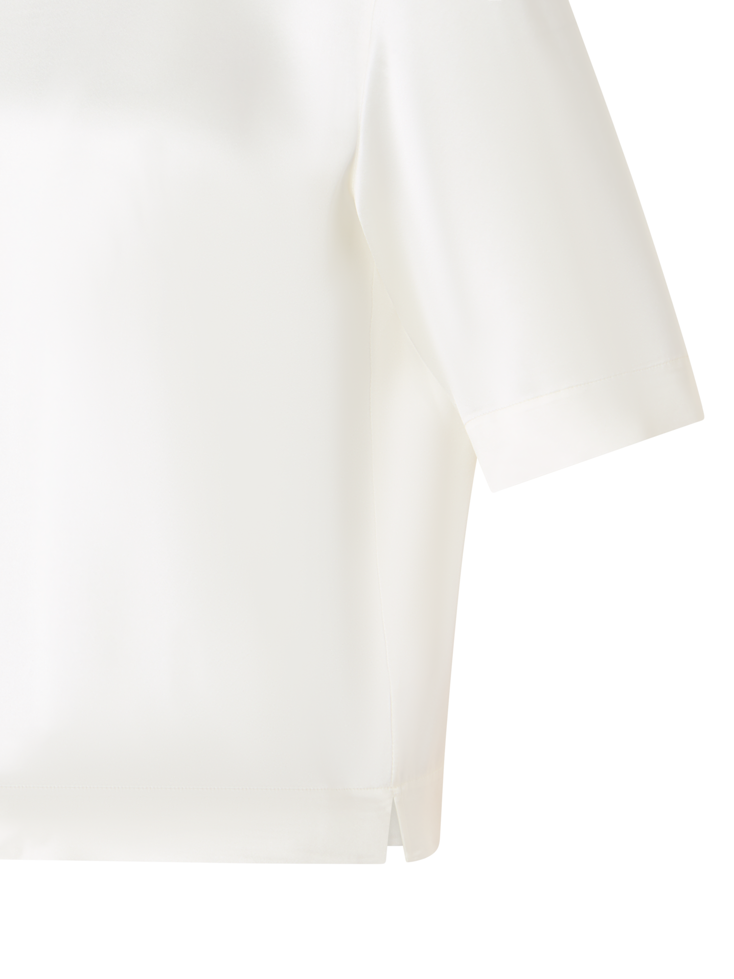 Designer シルクサテン ・ブラウス