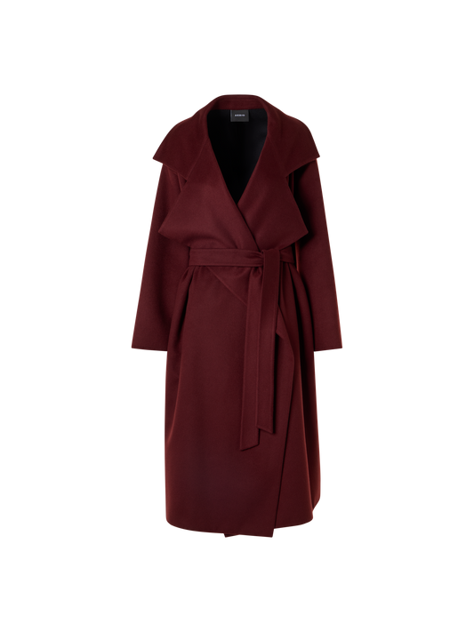 Designer カシミヤダブルフェイス コート The Tasha Coat（タシャ・コート） - レッド