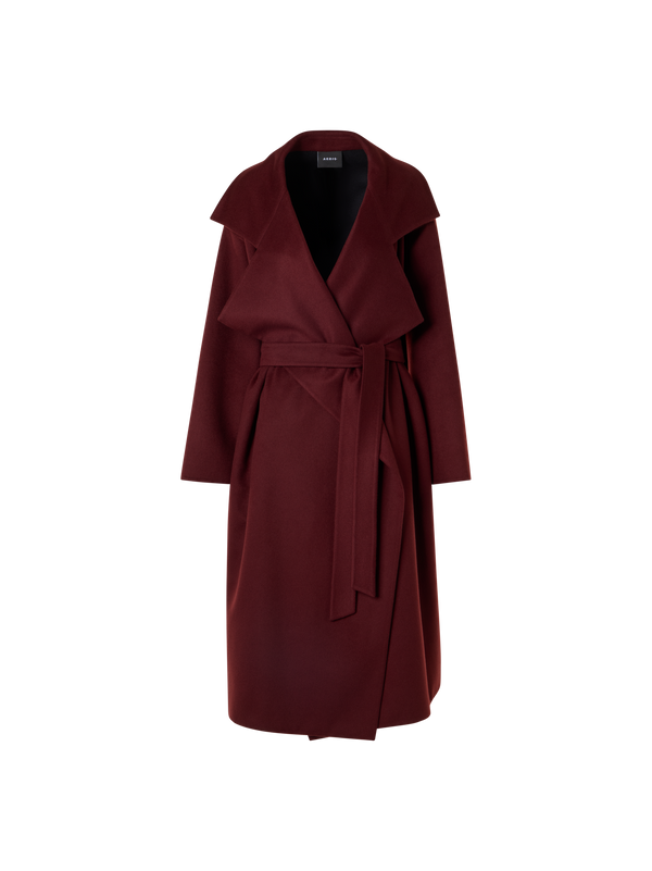 Designer カシミヤダブルフェイス コート The Tasha Coat（タシャ・コート） - レッド