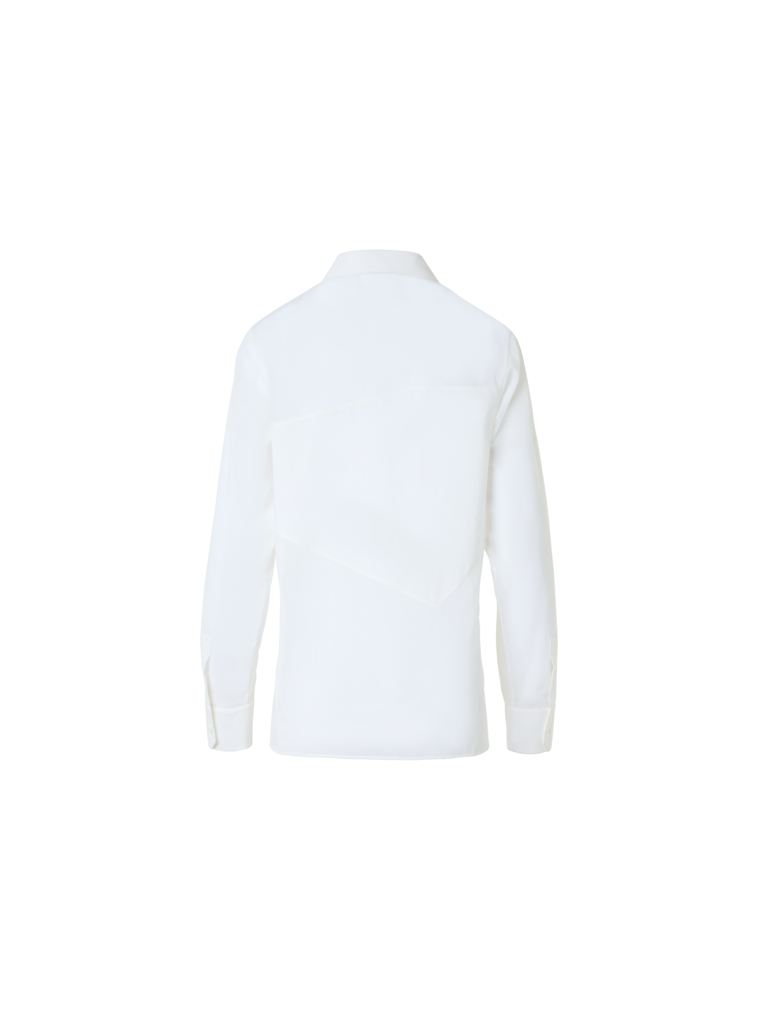 Designer コットンボイル ・ブラウス - ホワイト