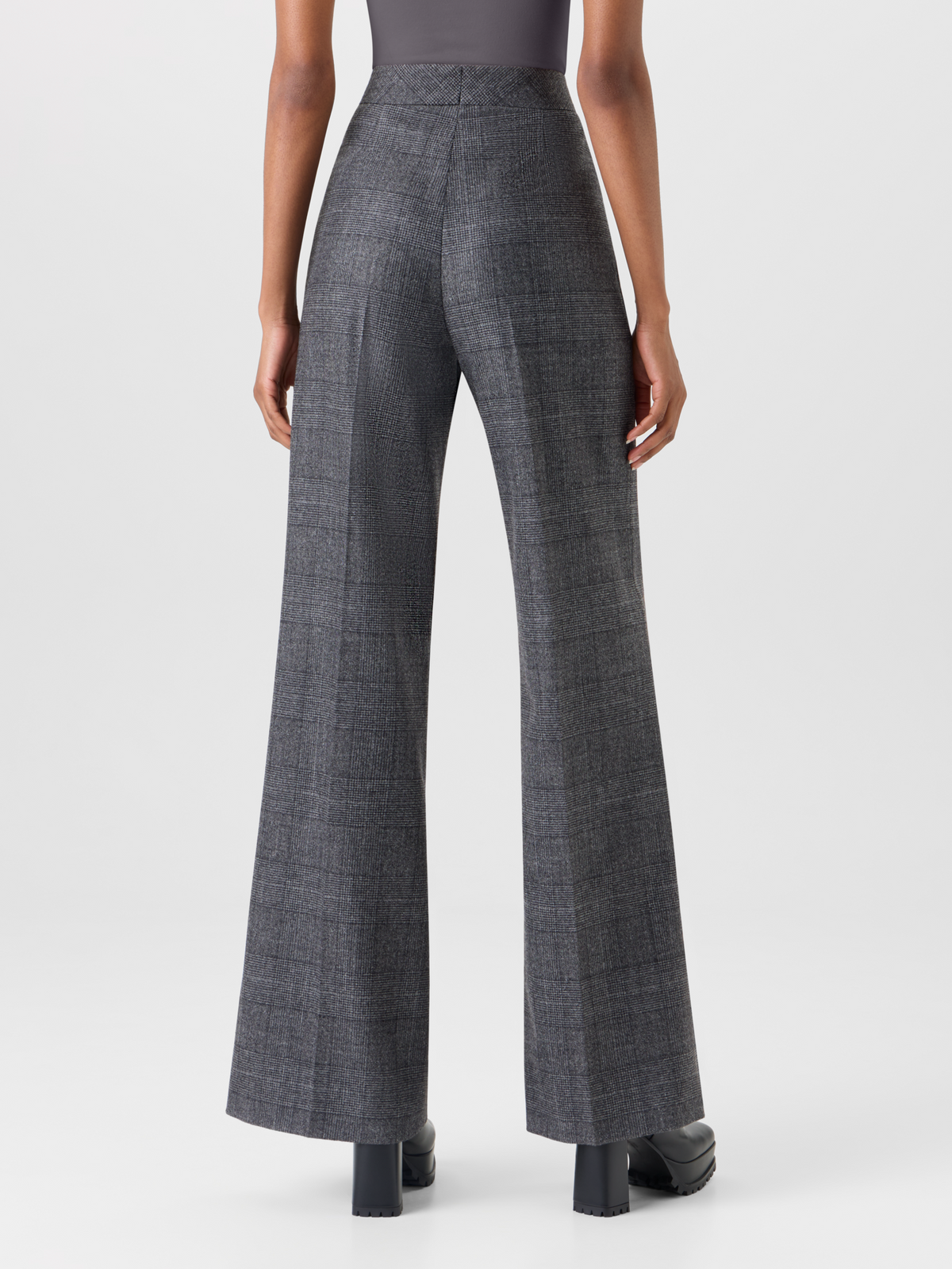 Designer ウールストレッチフランネル パンツ The Fior Pants（フィオール・パンツ - グレー - ブラック 