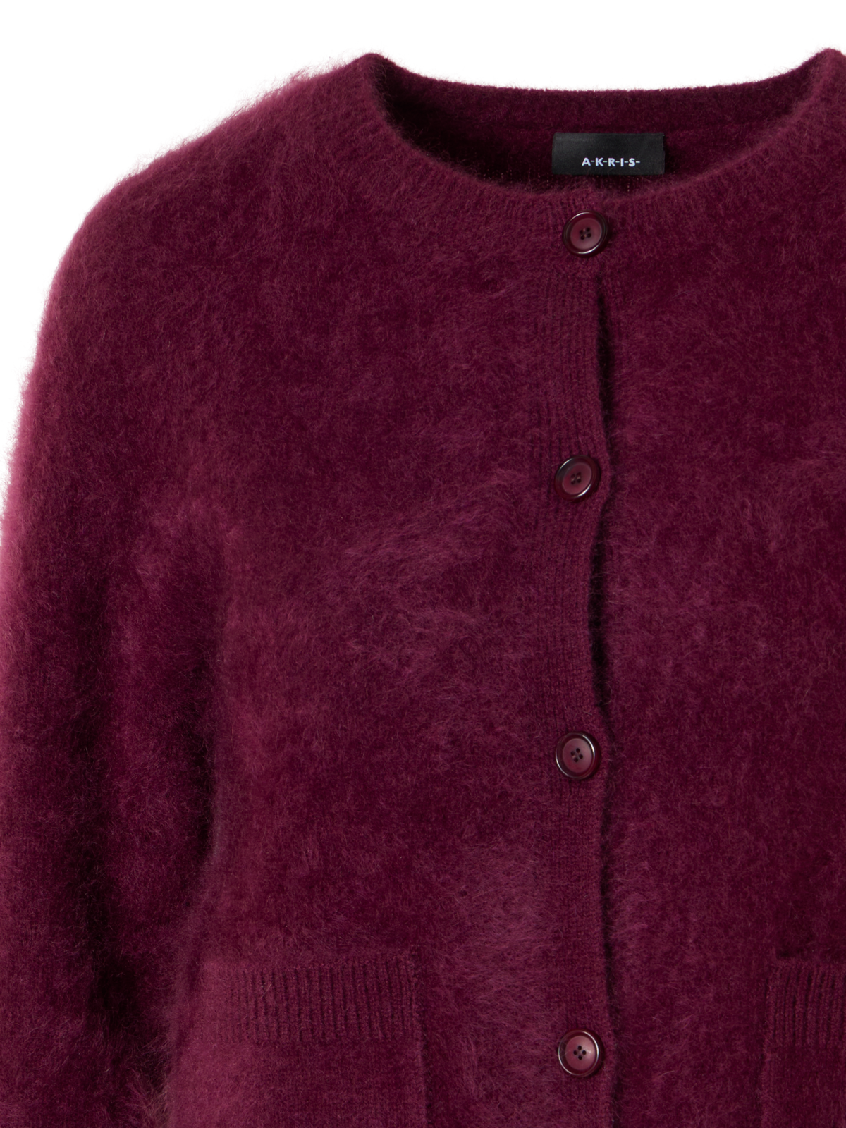 Designer クラウドカシミヤ ニットカーディガン - レッド