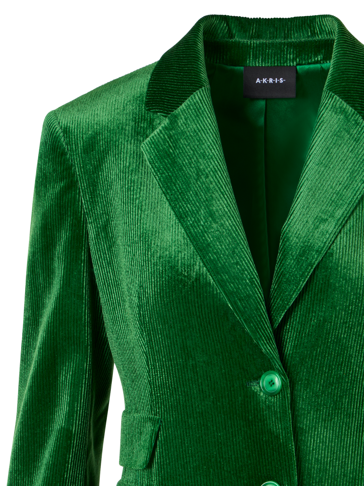 Designer ビスコースストレッチコーデュロイ ジャケット The Arie Jacket（アリエ・ジャケット） - グリーン