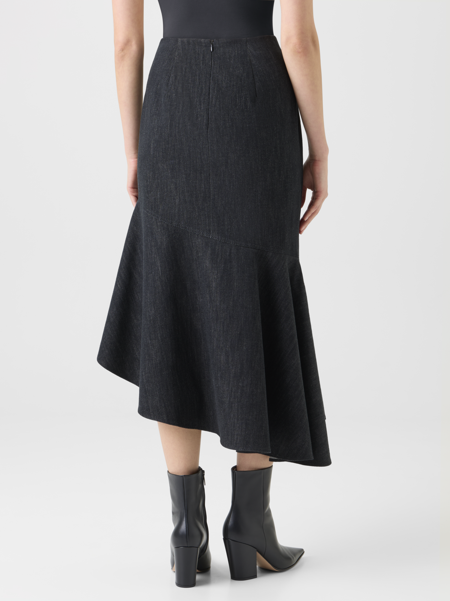 Designer コットンデニム ・スカート 