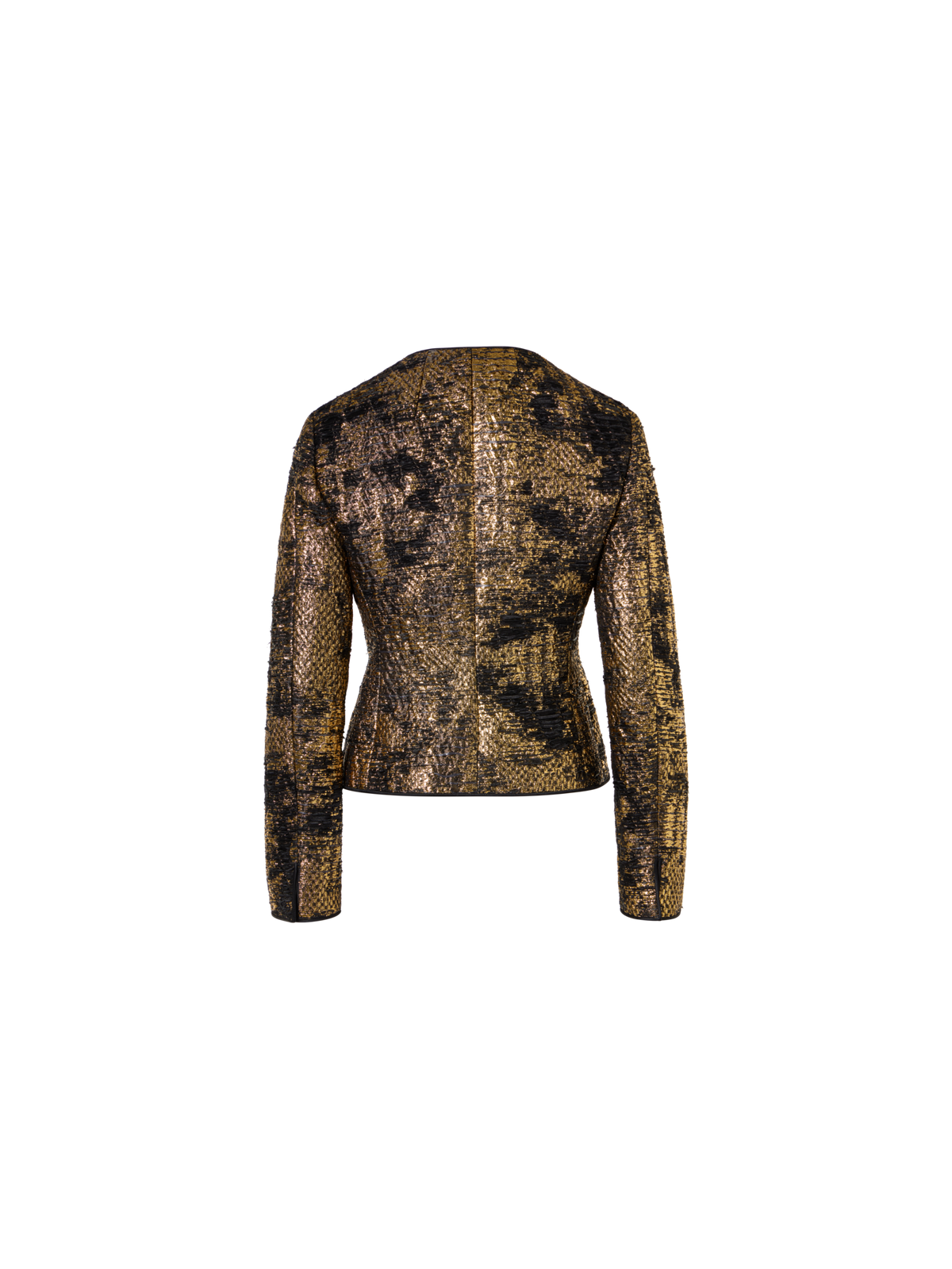 Designer テクノシルクブレンドラメ ジャケット The Kelis Jacket（ケリス・ジャケット） - ゴールド