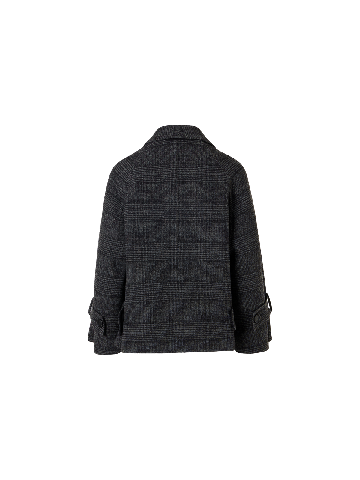 Designer カシミヤダブルフェイス ジャケット The Alisa Jacket（アリサ・ジャケット） - ブラック - グレー