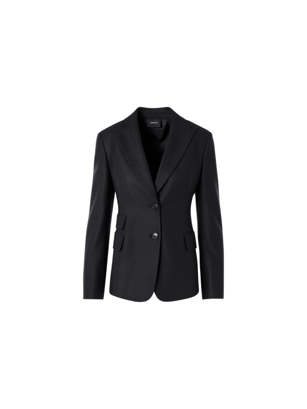 Designer ウールストレッチフランネル ジャケット The Hans Jacket（ハンス・ジャケット） - グレー