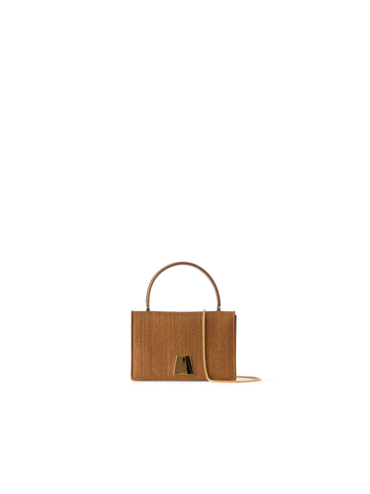 Designer アクリス アリス ミニ トップハンドル バッグ - ゴールド