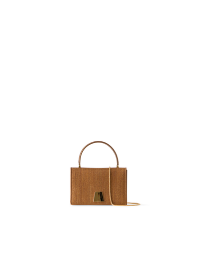Designer アクリス アリス ミニ トップハンドル バッグ - ゴールド