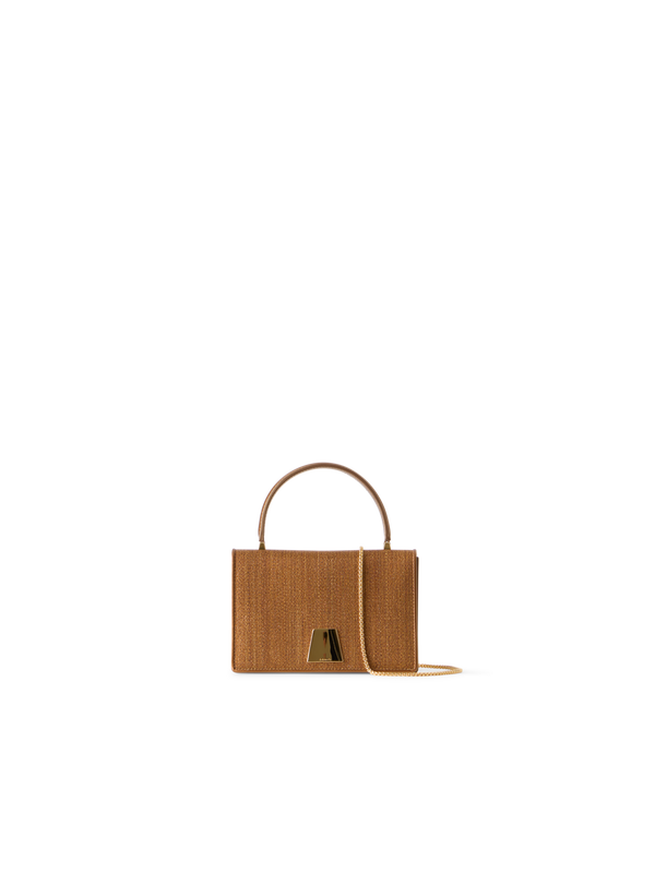 Designer アクリス アリス ミニ トップハンドル バッグ - ゴールド