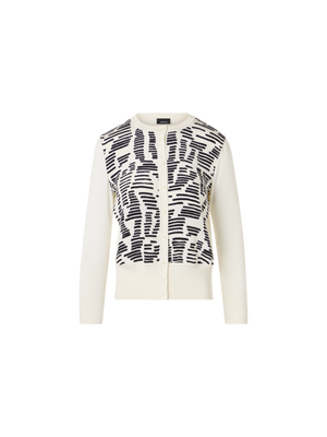 Designer シルク ・ニットカーディガン