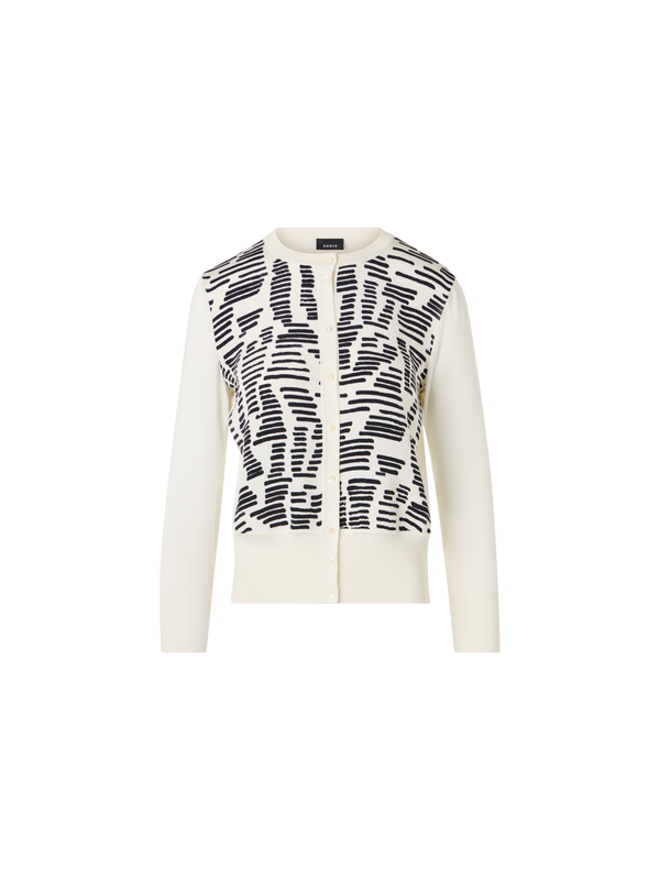 Designer シルク ・ニットカーディガン